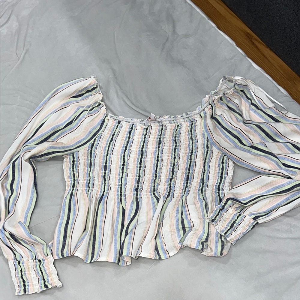 Striped Multicolor Women's Top
